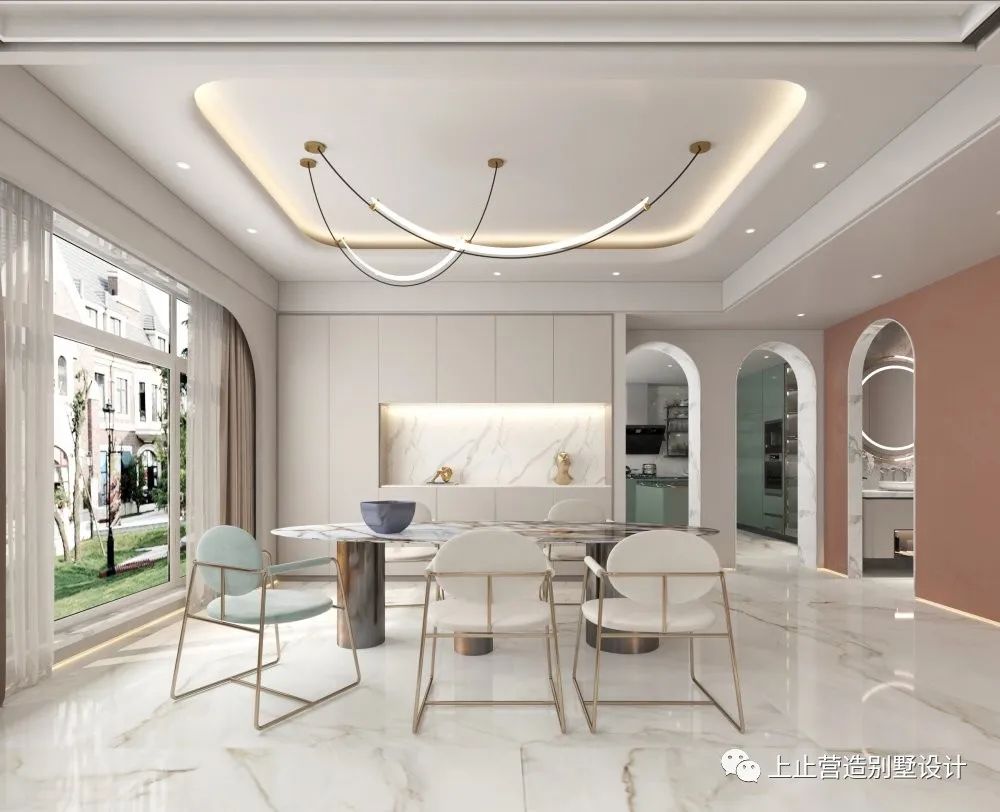 高迪曲线之美,上止营造空灵家居空间丨上止营造别墅设计-14