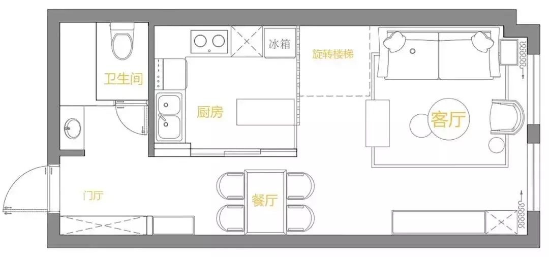 64㎡Loft 完美变身二居室，周阳设计师打造轻奢居家空间-27