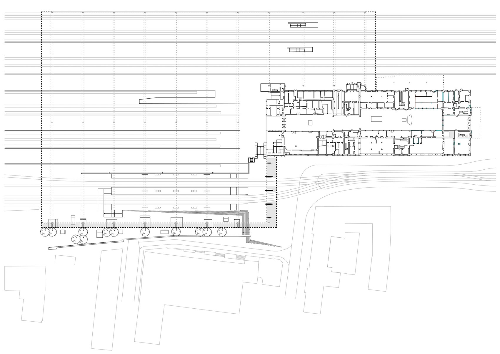 Chemnitz 中央车站丨德国丨Gruntuch Ernst Architects-31