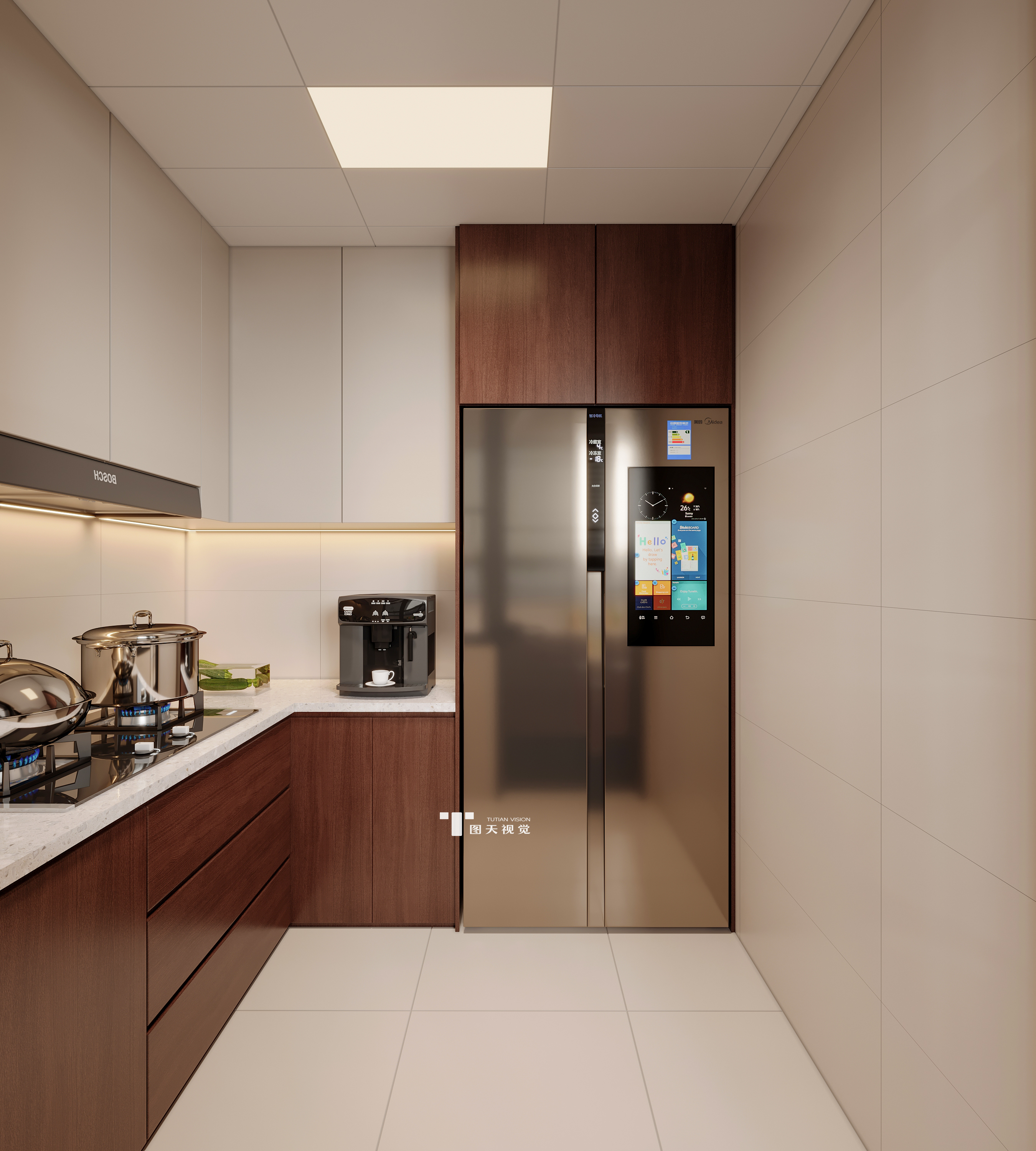 减法焕新家胡桃木 × 奶油风治愈美学-4