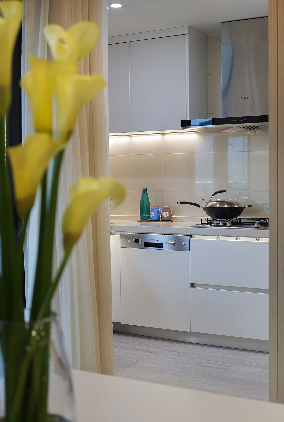 漾设计Young Design｜深圳罗湖区京基云景梧桐—《山间新雨》-49