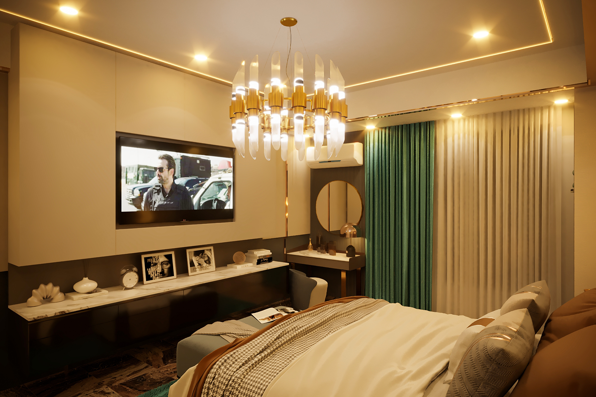 Ultra Modern Master Room Night Light 2022-1