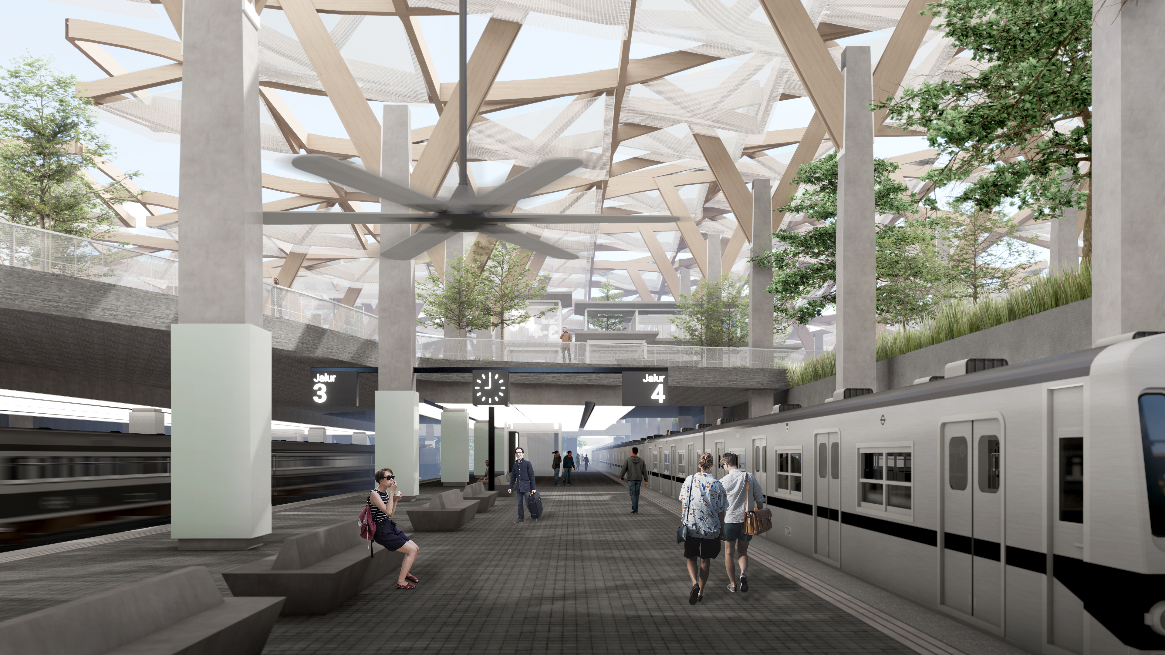 古崩城市天篷交通枢纽-20