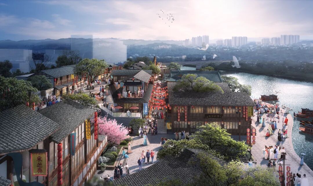 恩阳“梦华录”文旅商业街区丨中国巴中丨骏地设计（规划,建筑）,华茗设计（景观）,西安旅游（策划）-14