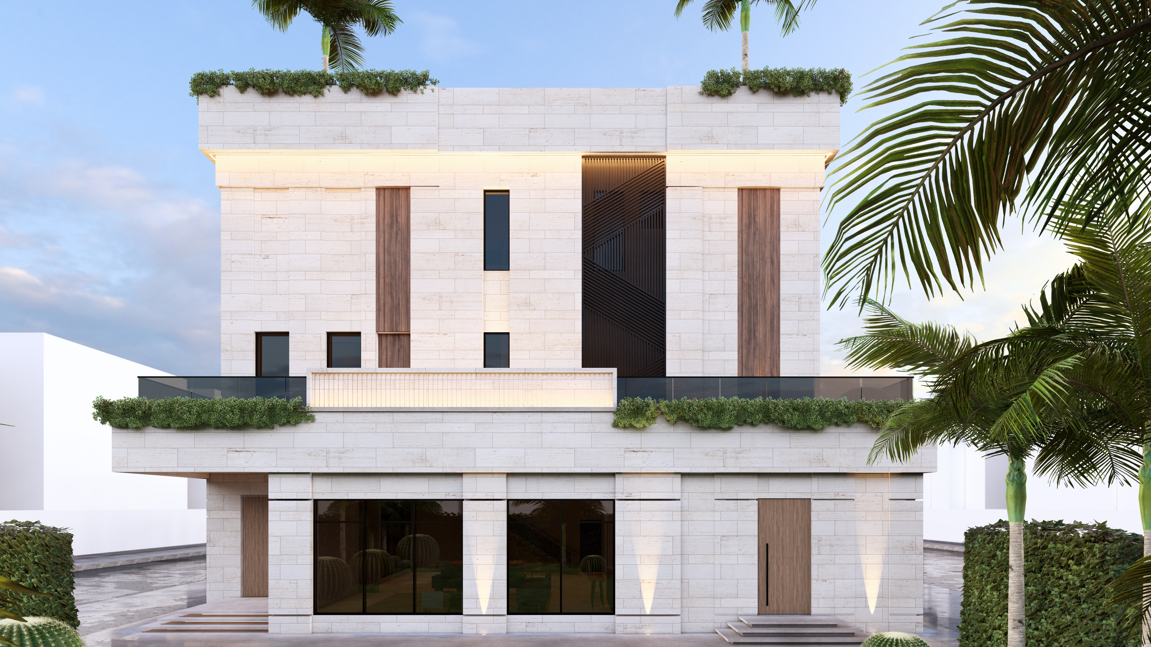 科威特现代当代别墅-48