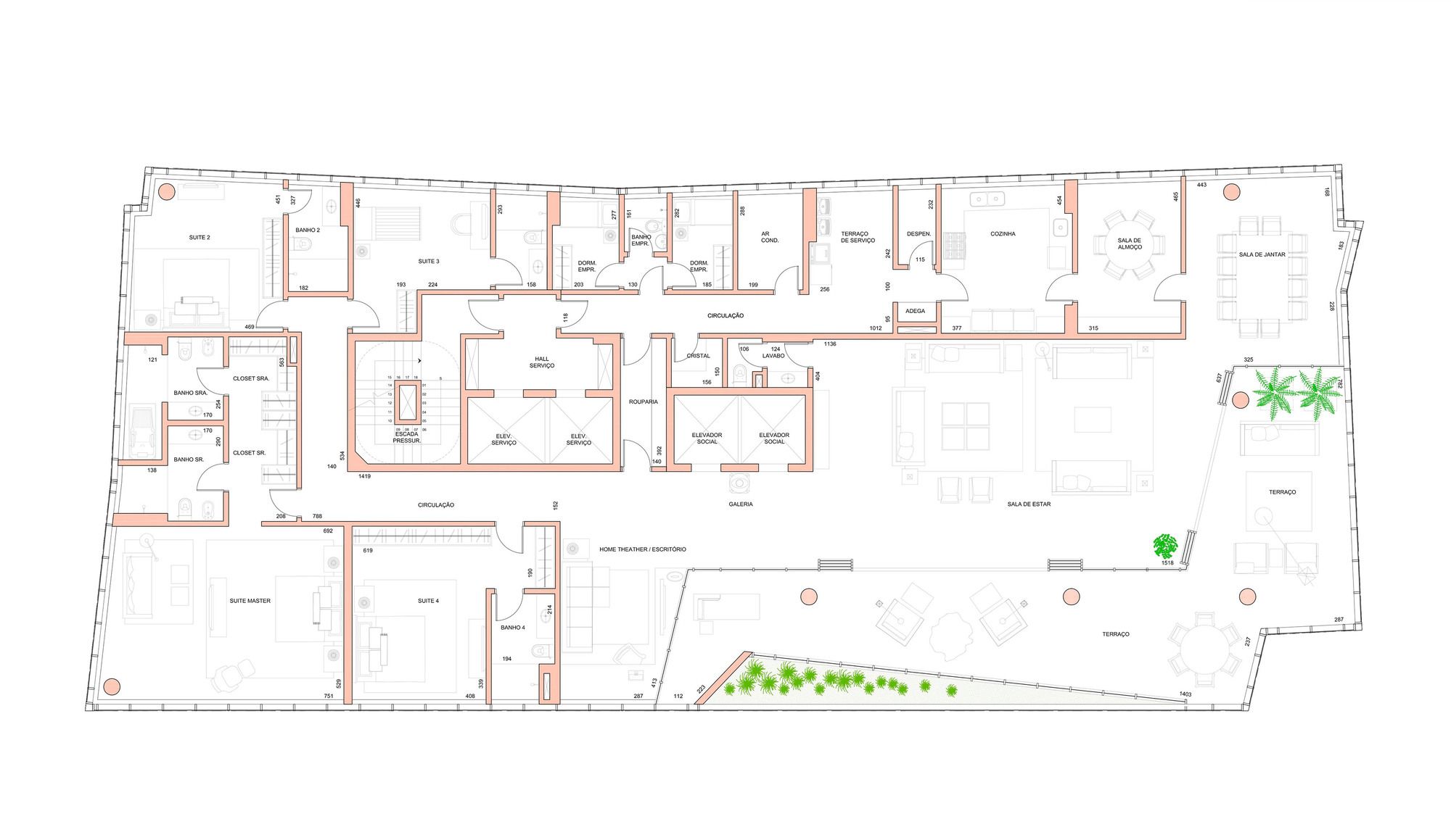 巴西圣保罗 Vitra 公寓，绿色环保与艺术的完美结合-43