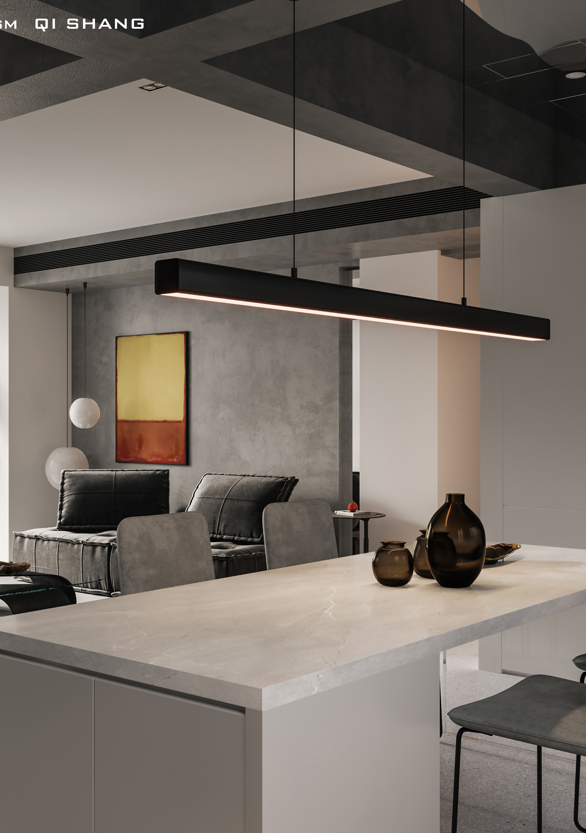 《黑色》迷雾中的室内设计探秘-14