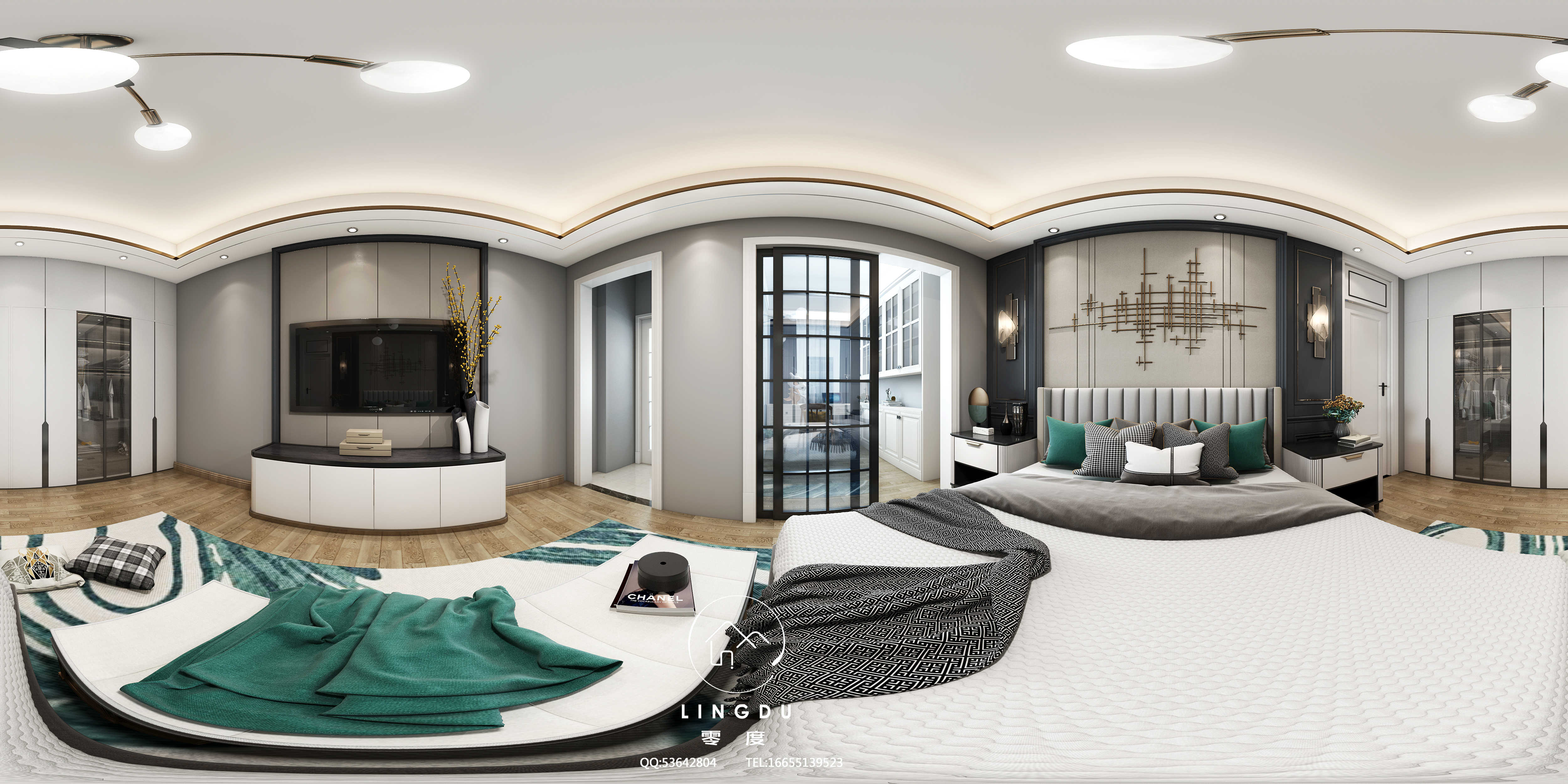 现代轻奢全屋的零度视觉设计-2