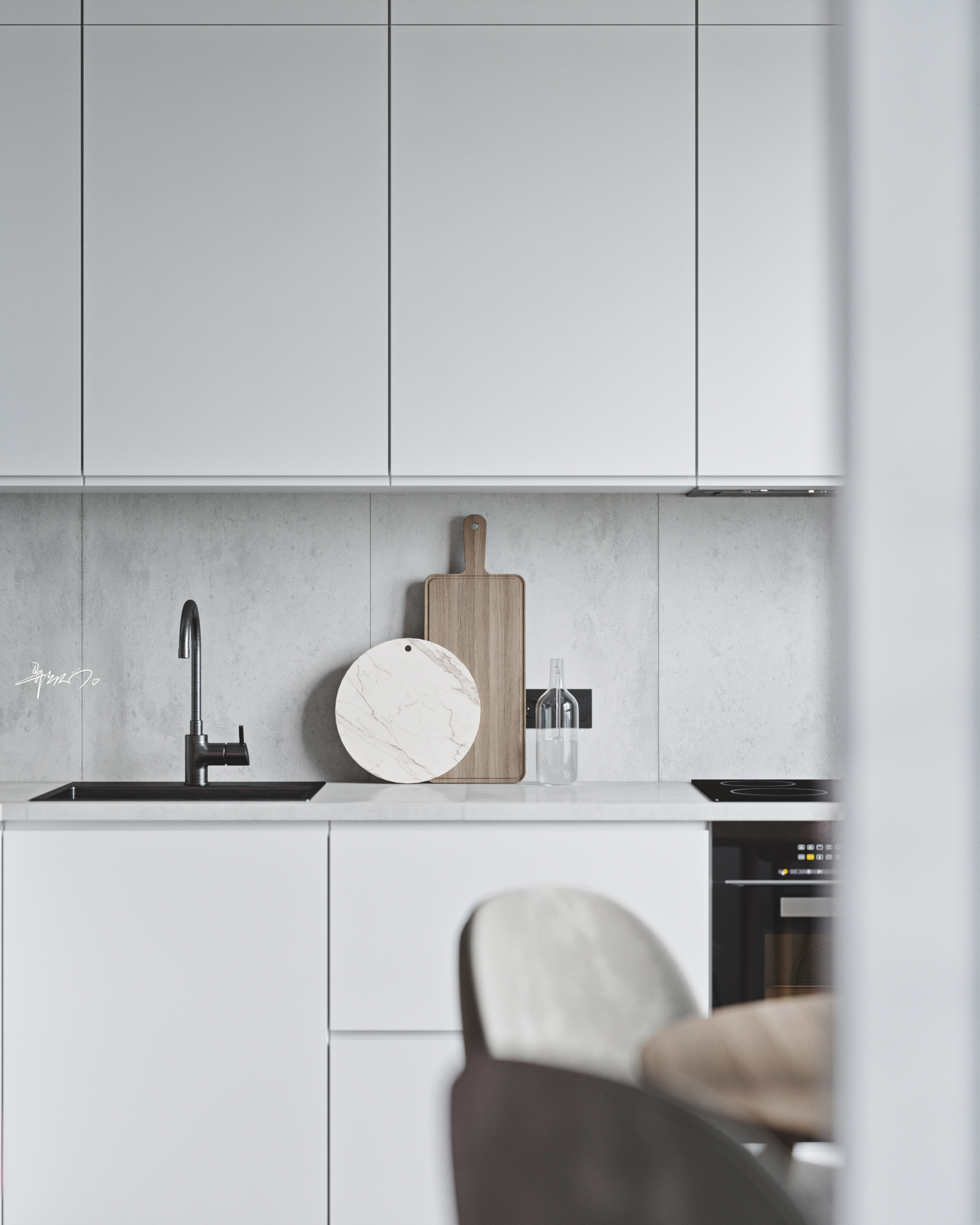 简约现代风住宅设计丨知名设计师-39