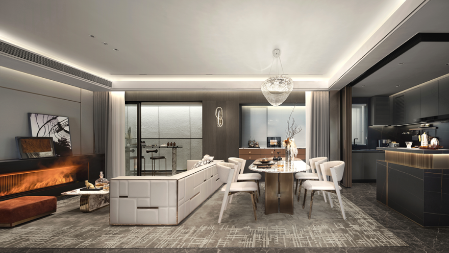 广州金茂万科·都会四季看房公区&116样板房丨中国广州丨深圳GNU金秋设计-54