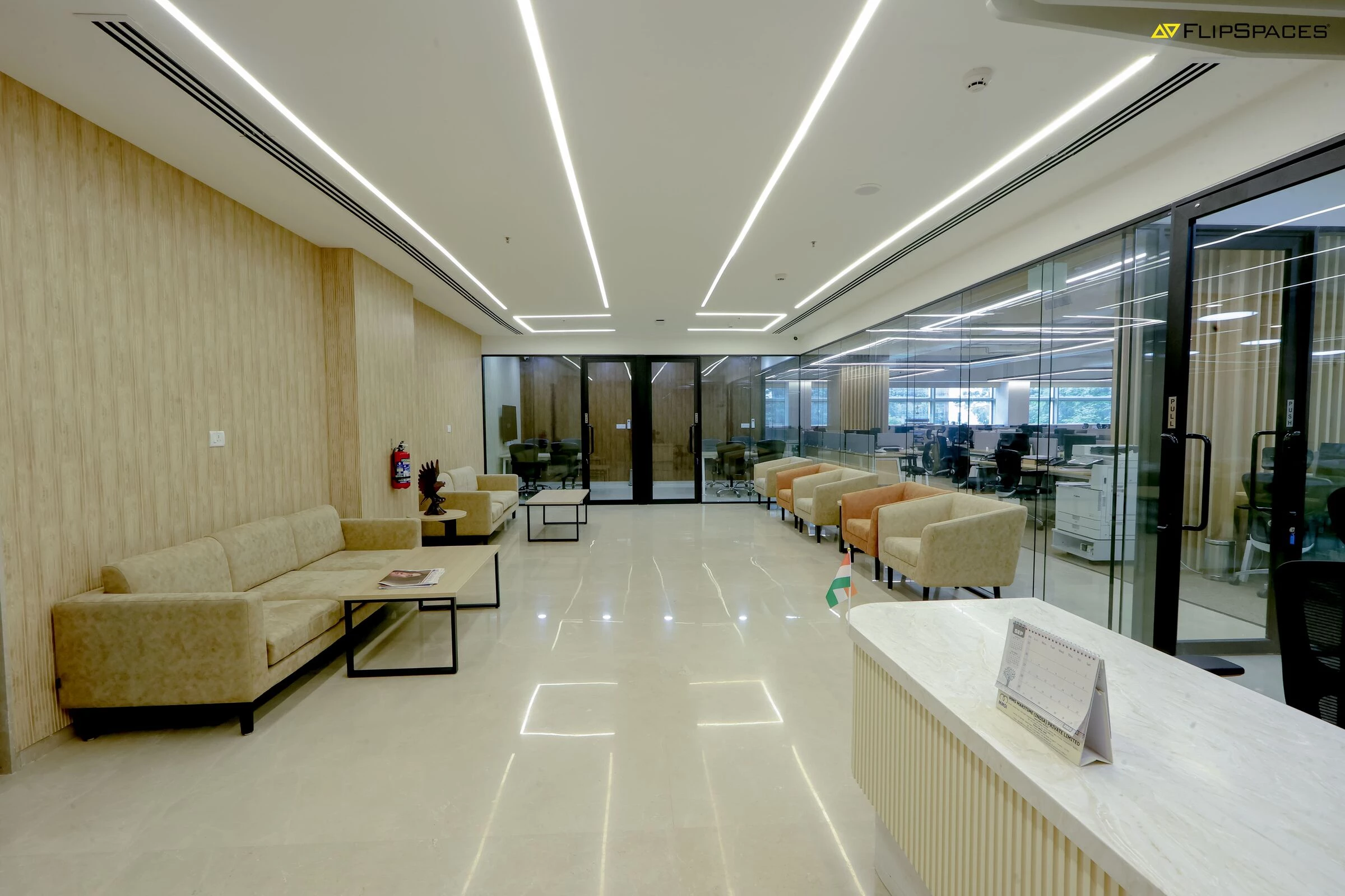 MMSI 办公室室内设计丨印度丨Flipspaces-14