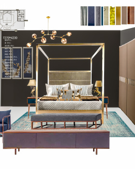 2017软装方案（局部）-轻秋绮梦