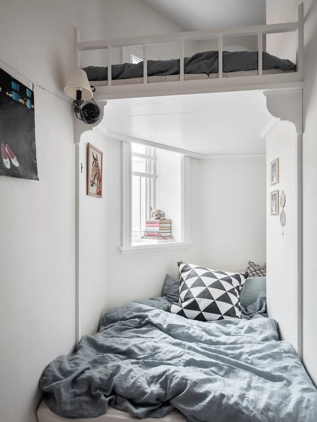 瑞典古宅中的灰色乡村厨房-28