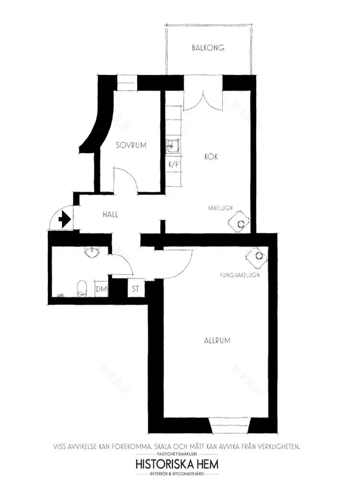 1915 年经典建筑中的复古温馨一居-17