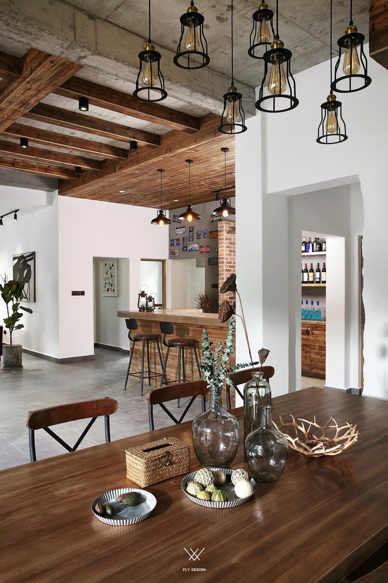 眷·桃花源——千岛湖自建工业风别墅  菲拉设计-8