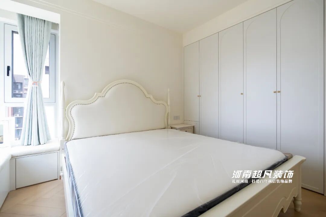 完工首发丨金水区美盛教育港湾，98平轻法式风格，把浪漫装进新家-117