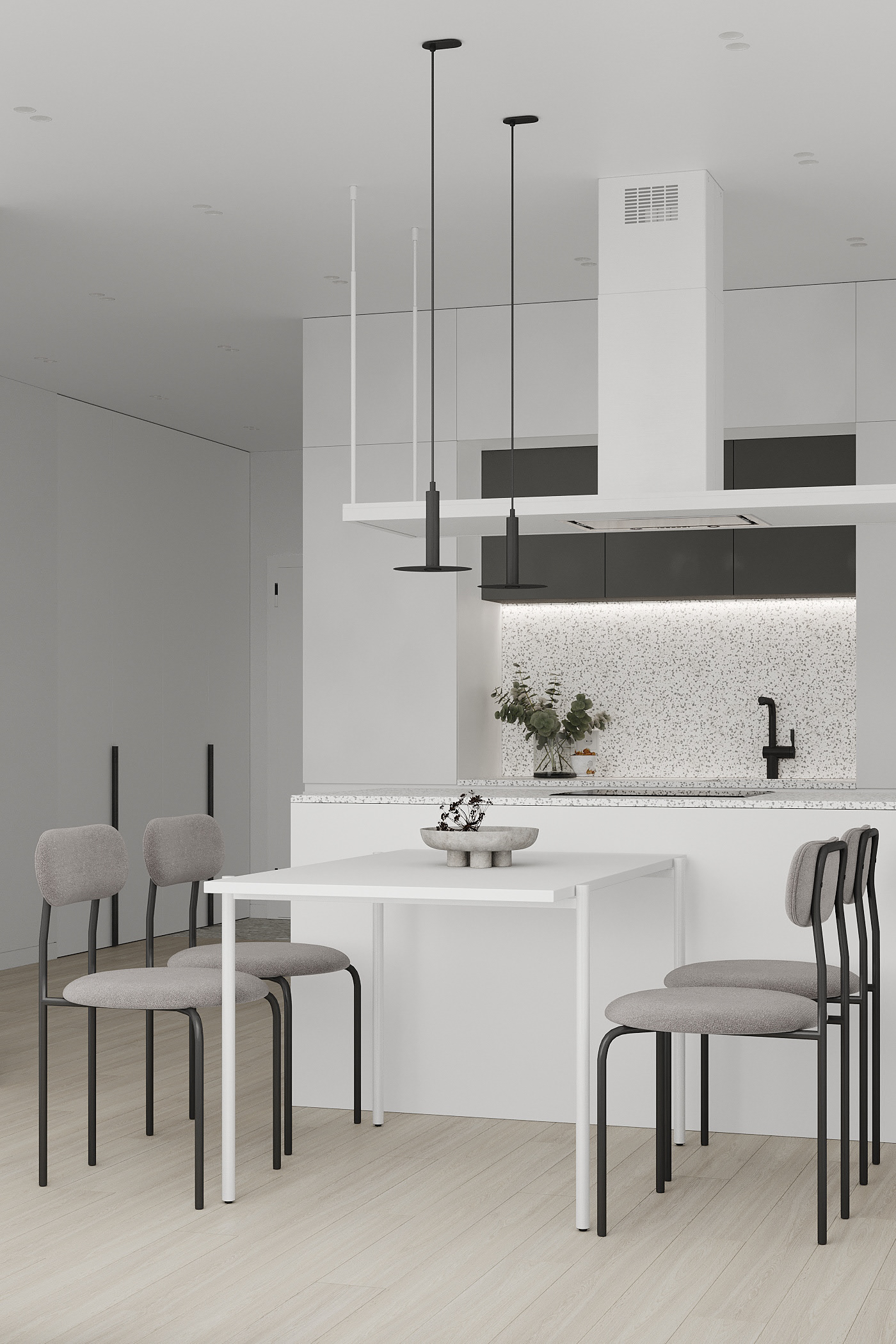 灰色系极简风公寓设计-5