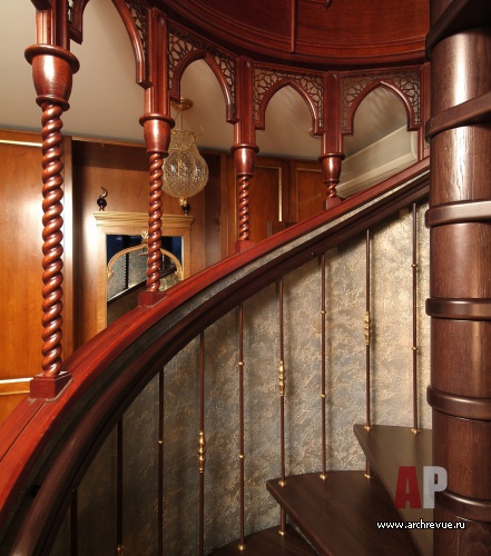 带哥特与东方风格元素的郊外住宅室内设计丨Дьячкова Марина（迪亚奇科娃·玛丽娜）-21