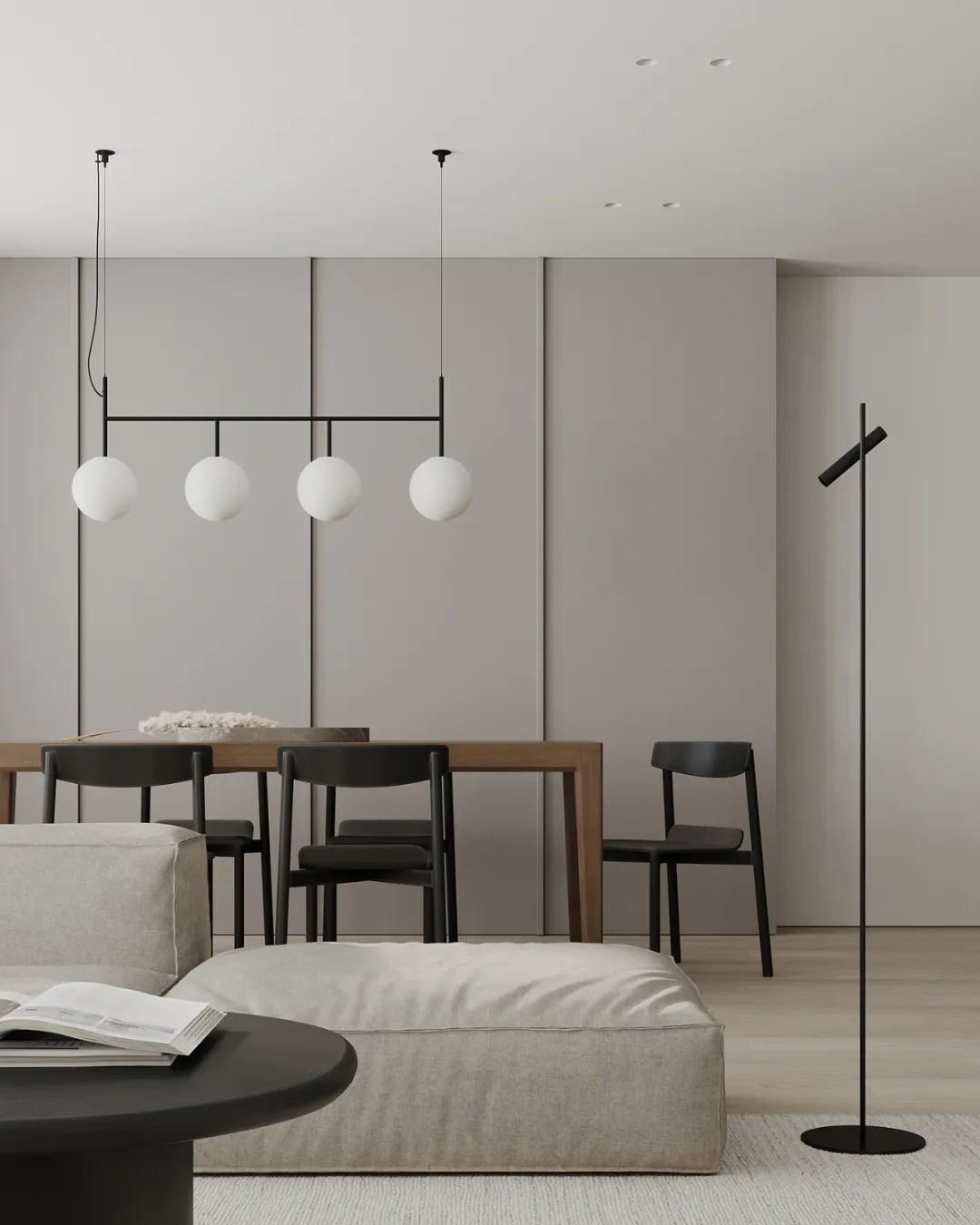 极简自然的 82㎡精致住宅丨Sofia Rubinskaya-6