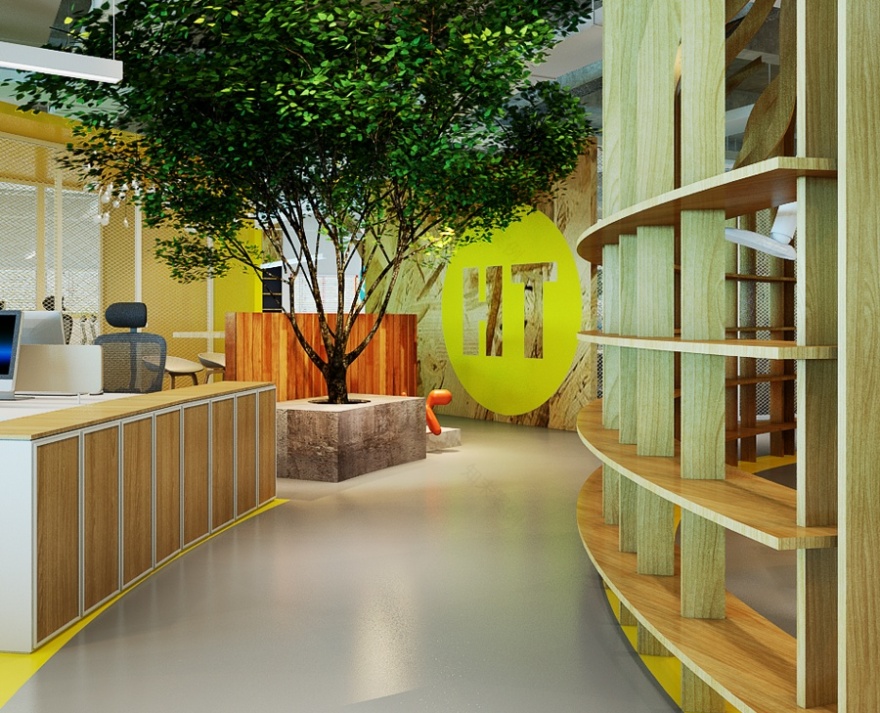 充满森林气息的创意办公空间丨中国苏州丨苏州现象空间设计-6