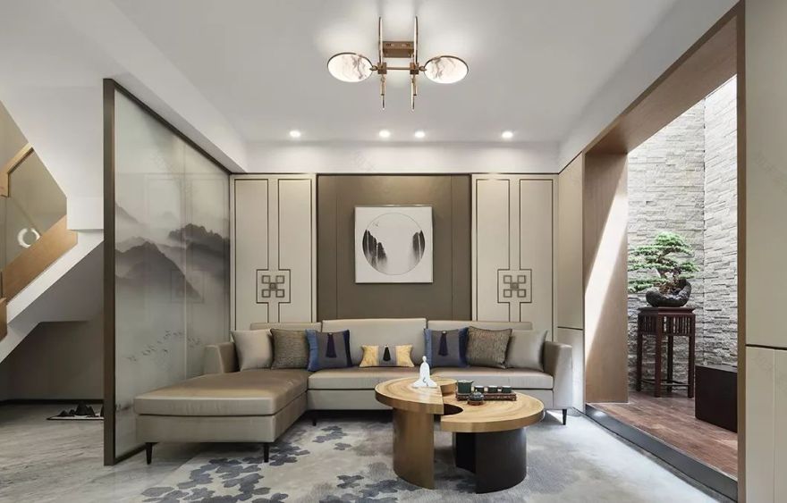 新中式装修风格 | 简约优雅,传统与现代完美结合-109