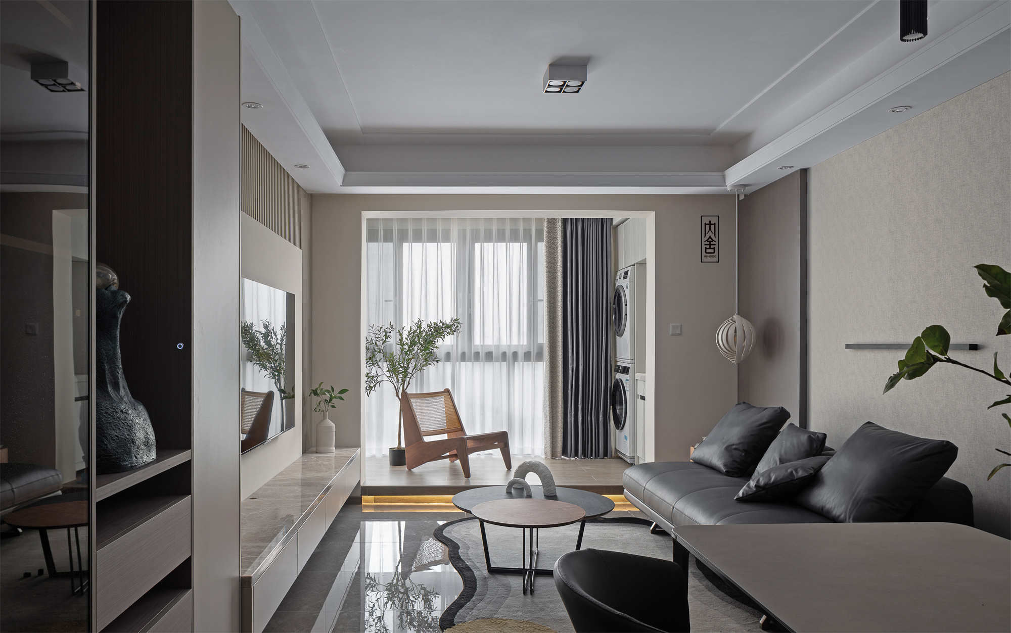 暮 · 89㎡三居室现代简约设计丨内舍软装·申屠翰钰-8