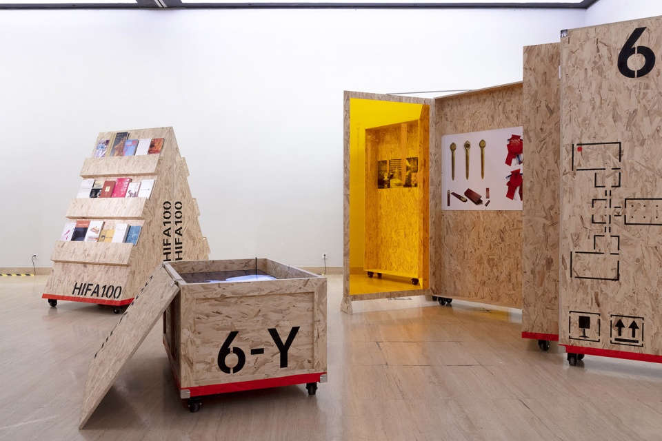 湖北美院百年文献展 | 游牧式展陈设计与可持续展览方案-40