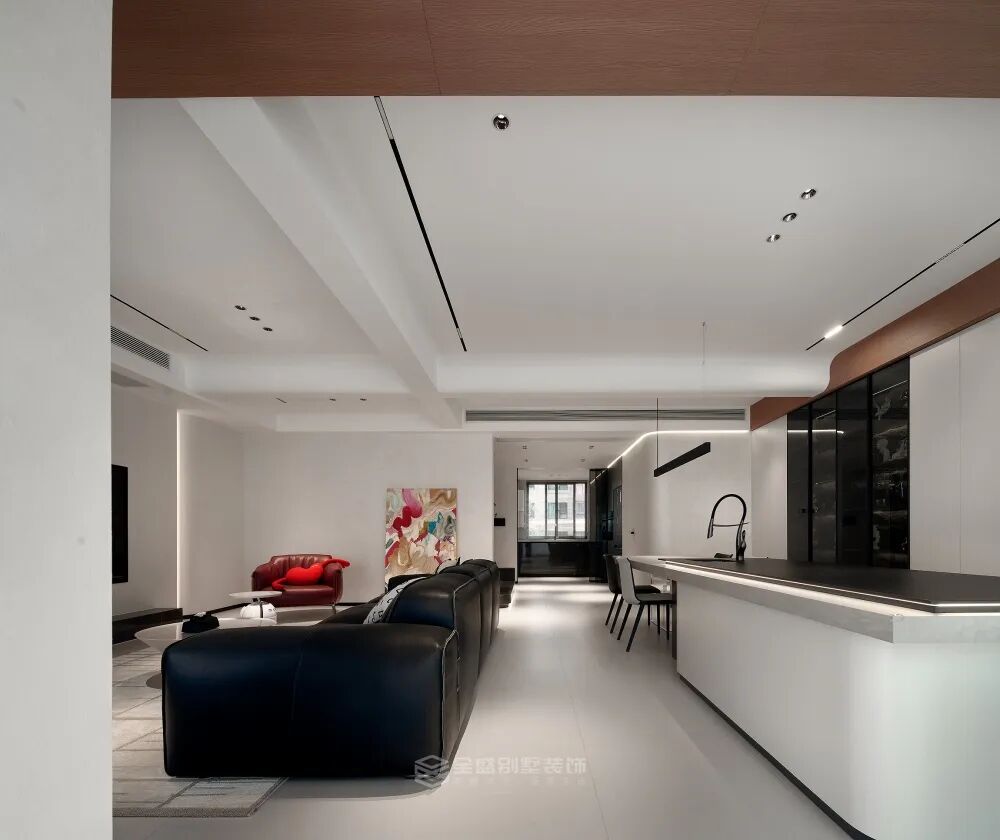 200㎡现代风|禧瑞江南：每一处留白都盛着生活的诗意-13