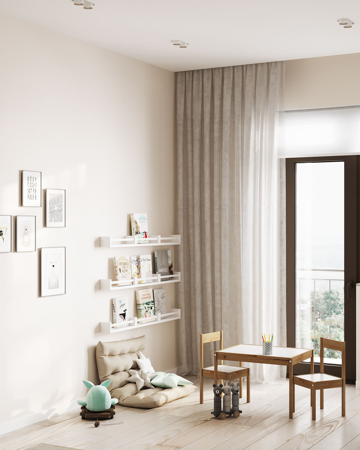 乌克兰85㎡简约风公寓设计-30