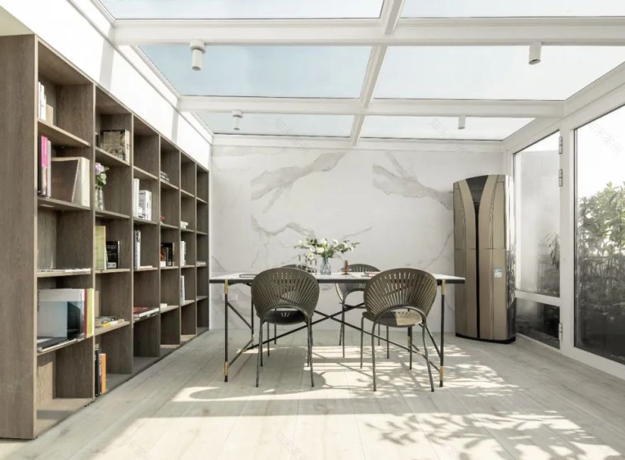 上海 180㎡空中别墅,温暖极简主义打造超美阳光房-128