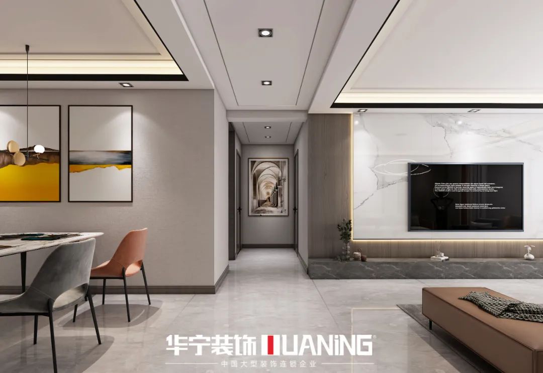 广东华宁装饰 | 古工作品「市值三区」现代风格，温馨雅致-74