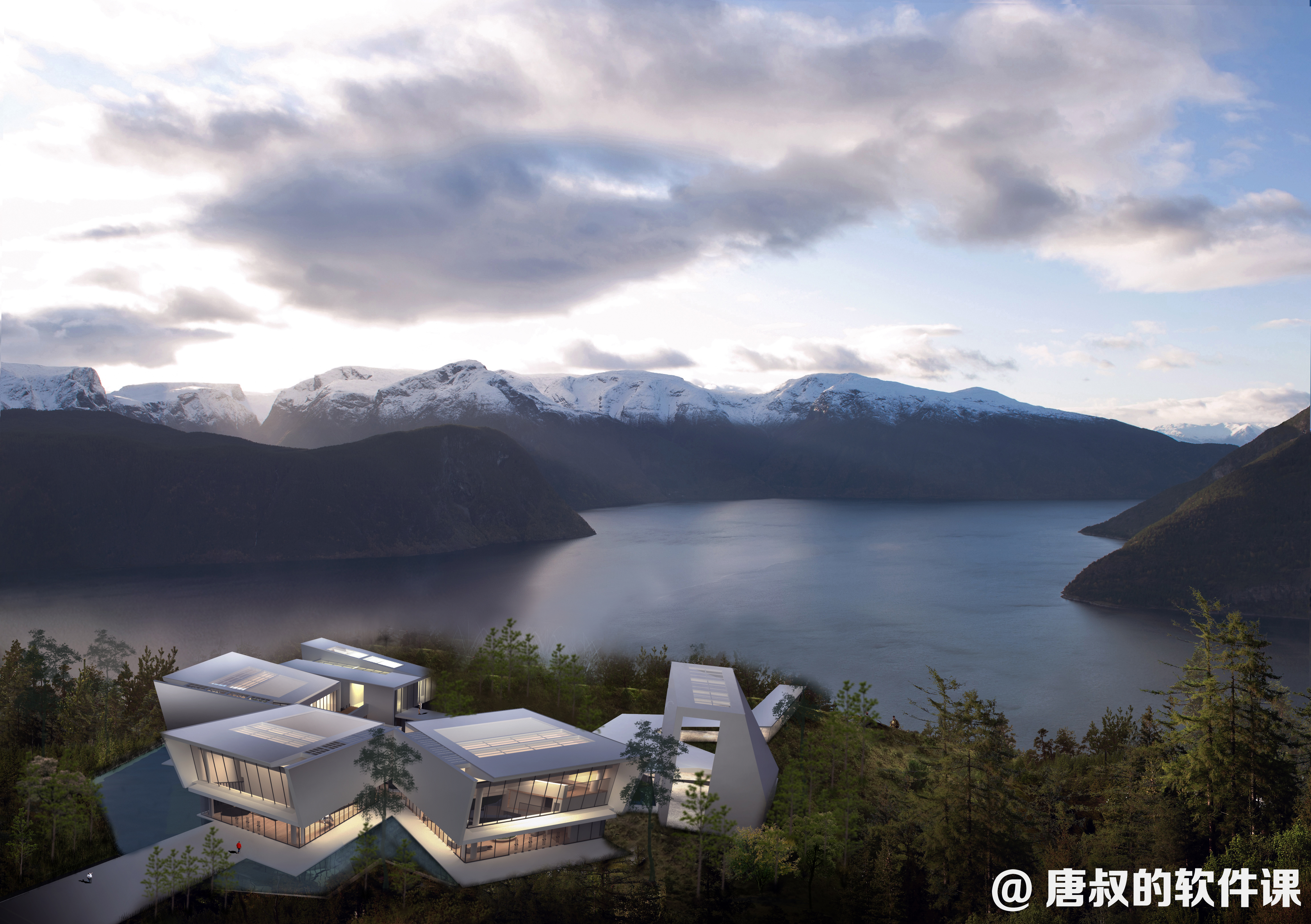 Future Center—写实模型效果图-6