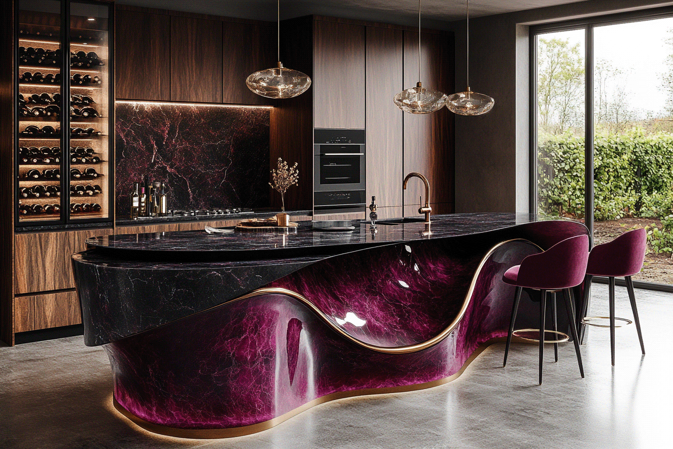 Extraordinary Bespoke Kitchen Islands by AICI-93