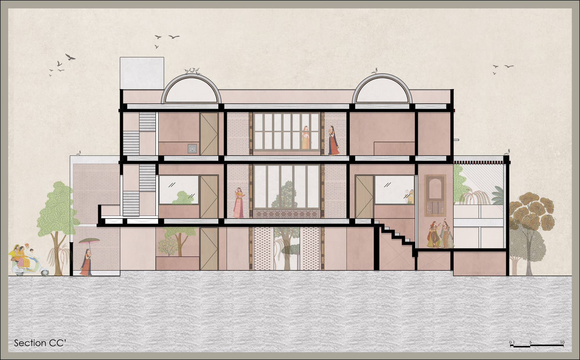 迷宫屋丨印度丨MISA ARCHITECTS-52