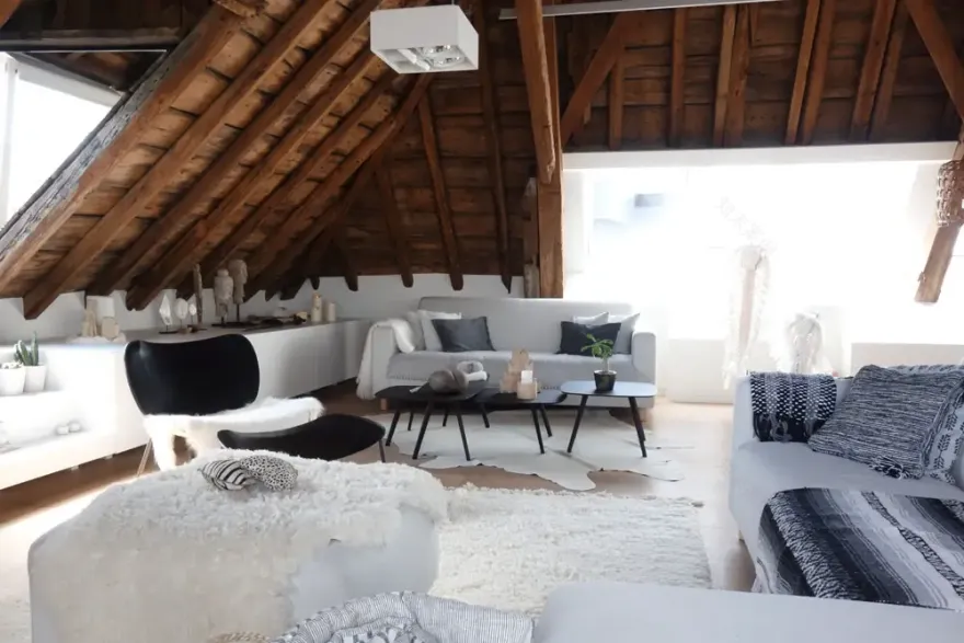 比利时 230㎡时尚波西米亚风屋顶阁楼设计-9