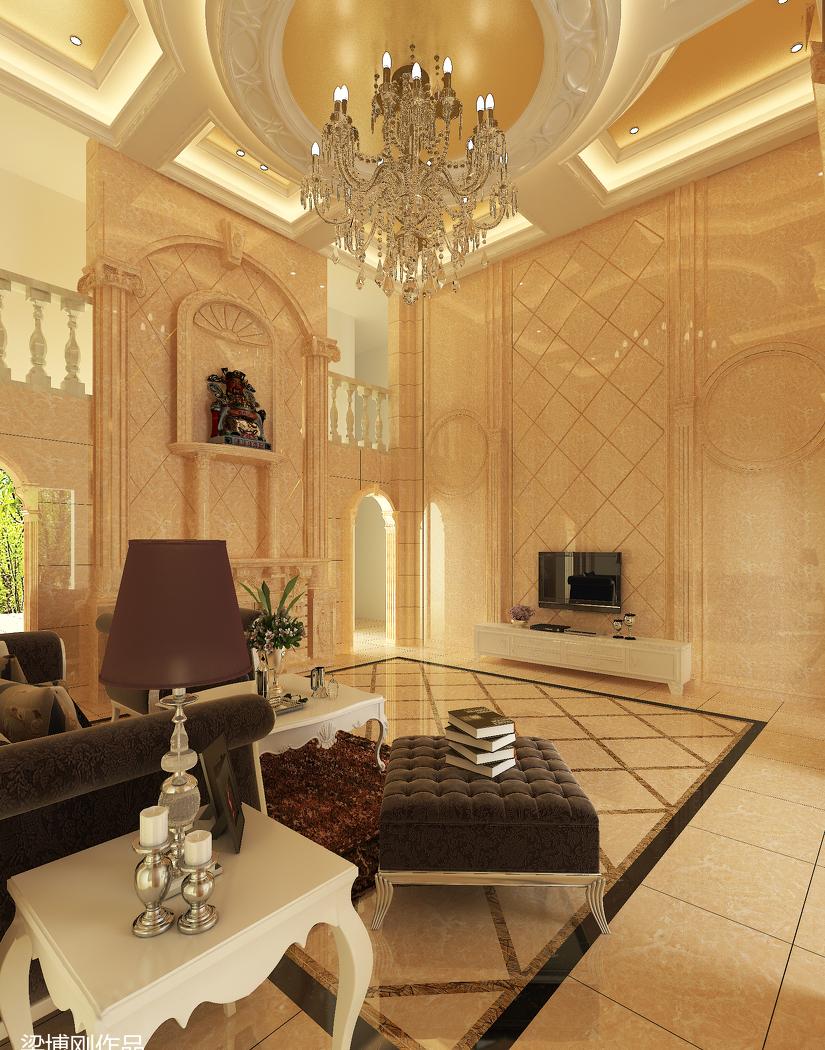 通道欧式别墅设计方案-5