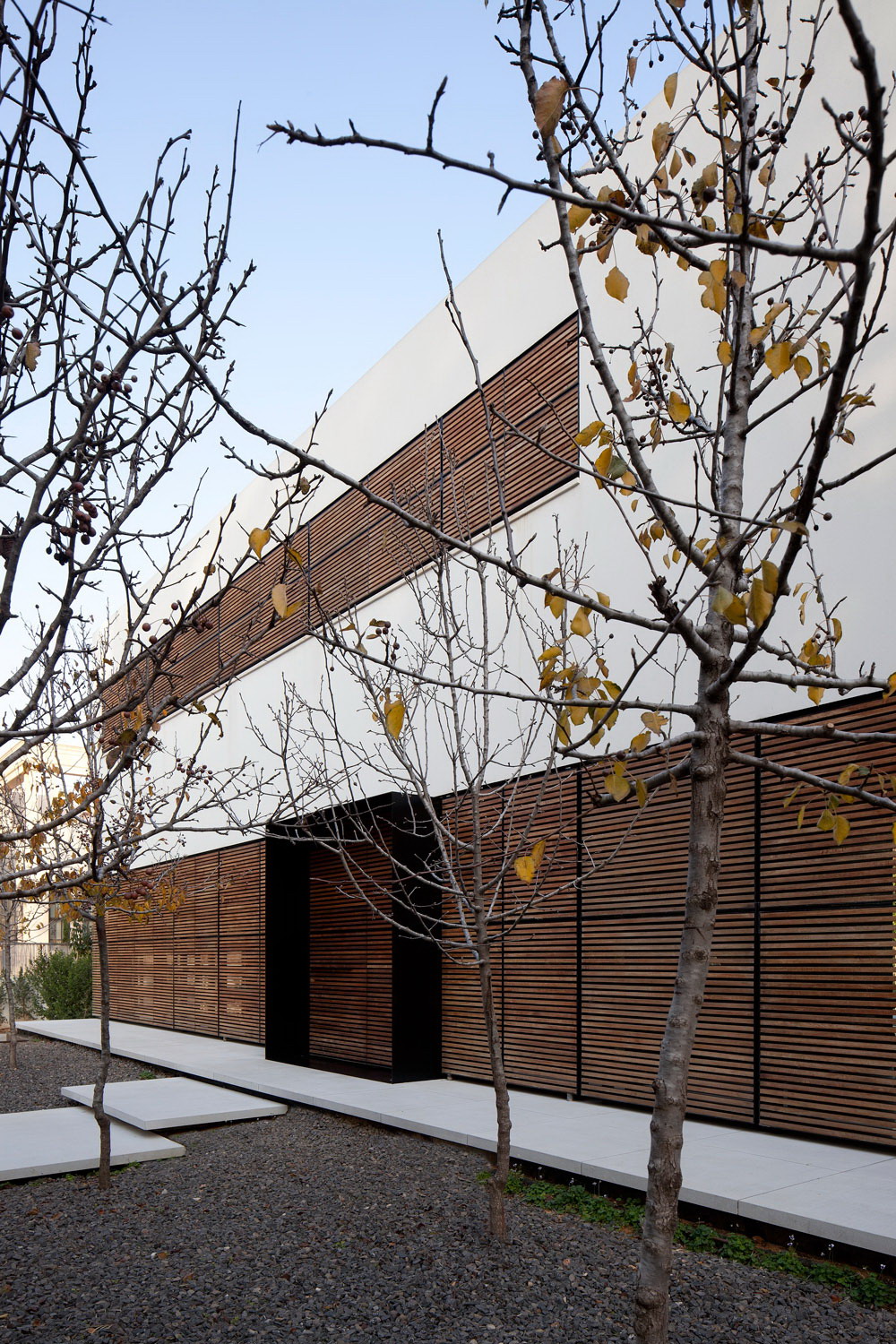 以色列现代百叶窗式住宅，自然光线与户外泳池完美融合-16