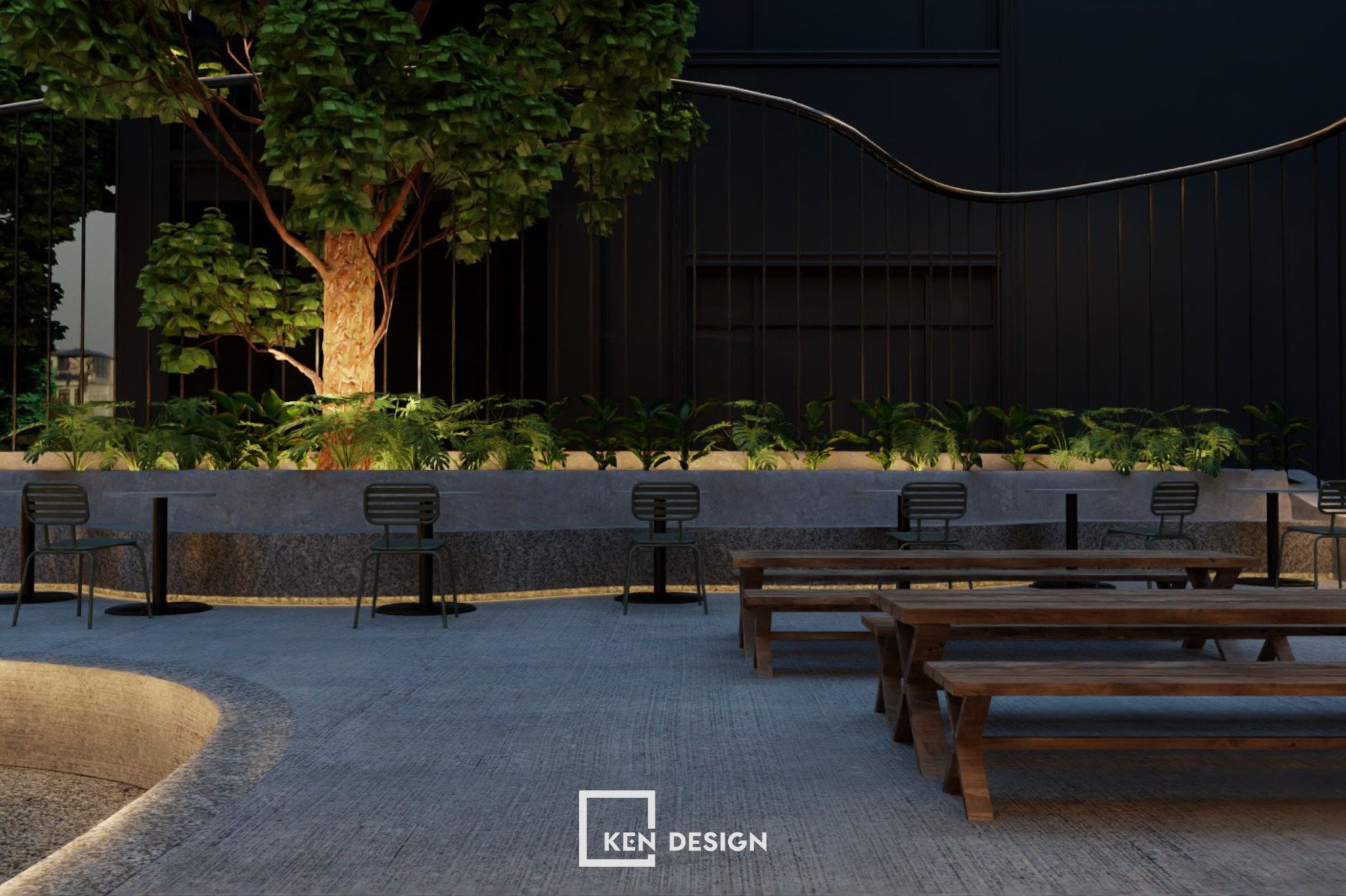 Green Coffee咖啡馆设计丨越南丨KenDesign-32