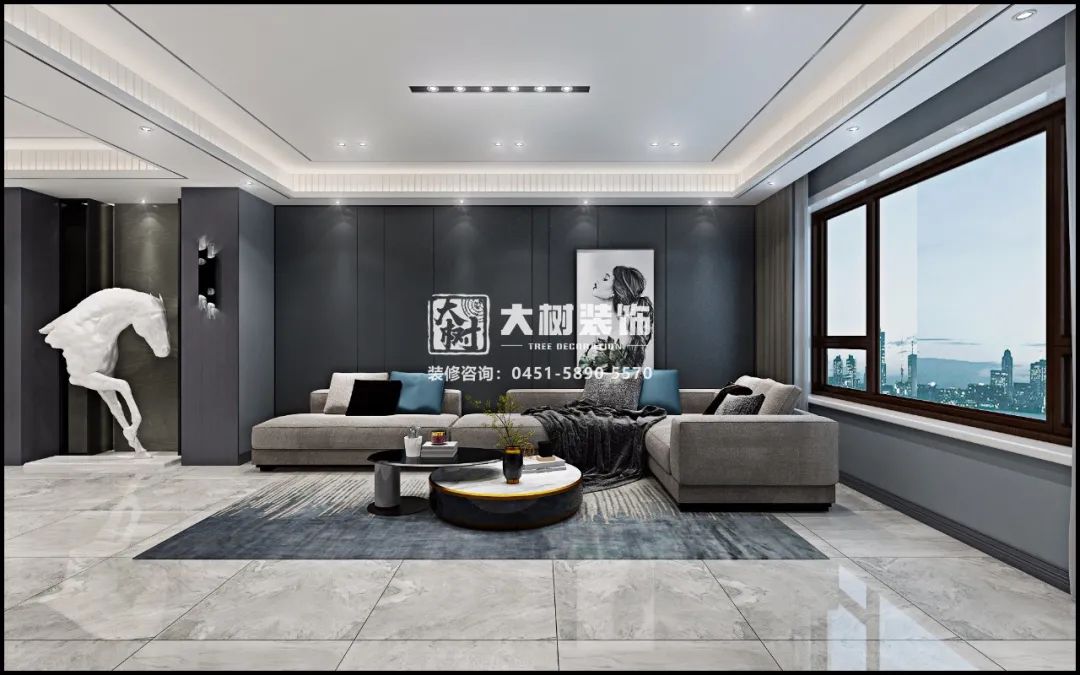 观澜居 | 现代简约,空间纯粹而不繁复-14