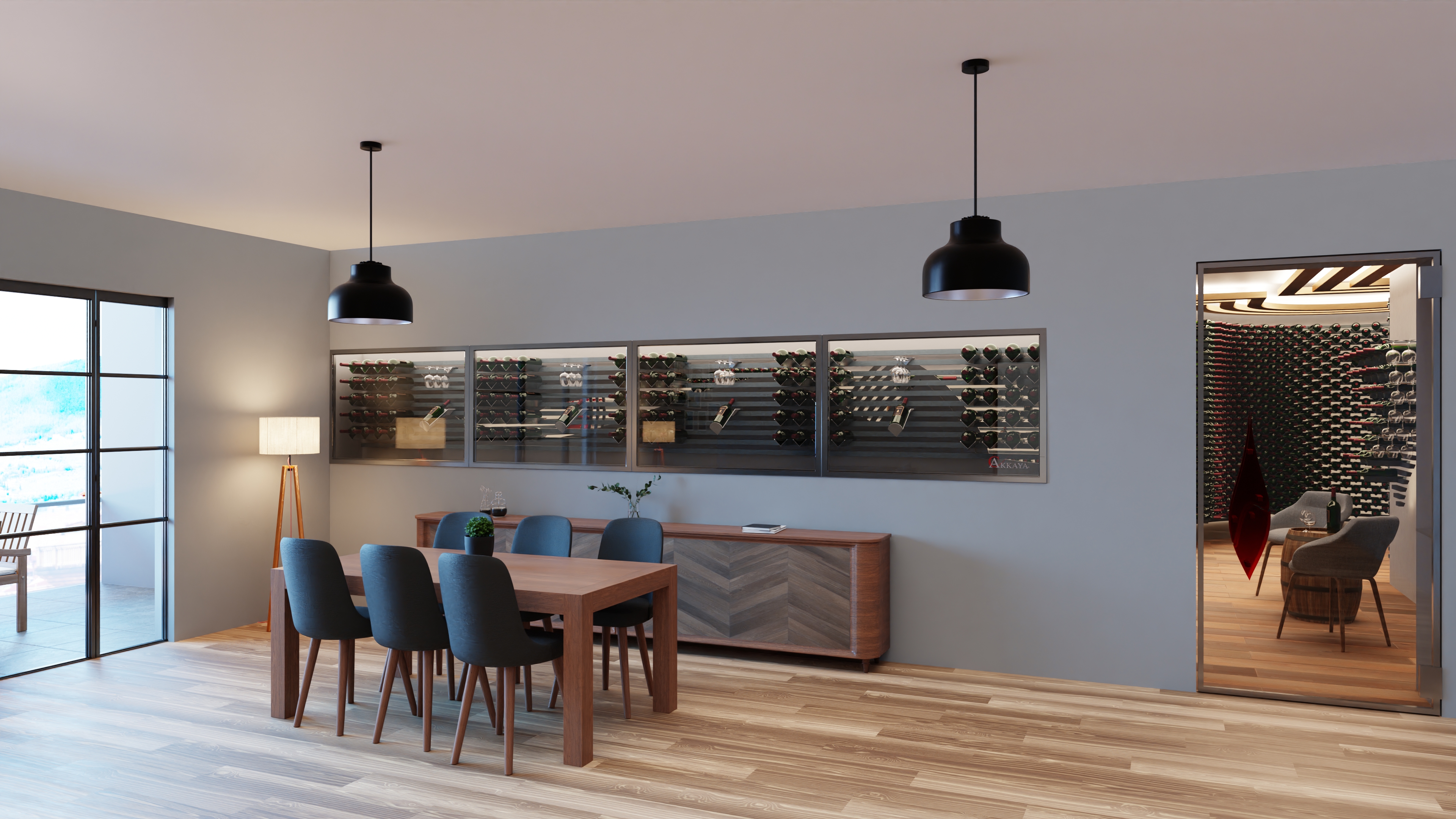 酒室布置三维动画丨瑞士-8