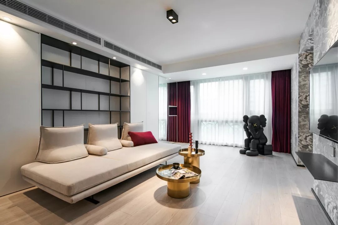 上海夫妇把110㎡三室改一室，打造简约又具古典韵味的家-29