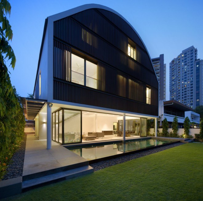 豪华别墅 现代风格新加坡现代住宅设计-22