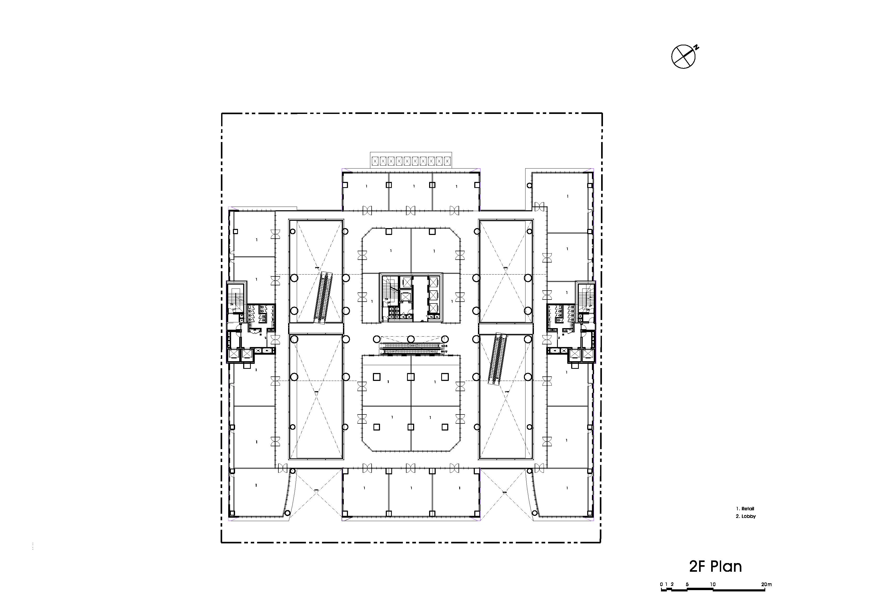分层露台公寓 | 商业区里的宜居设计-24