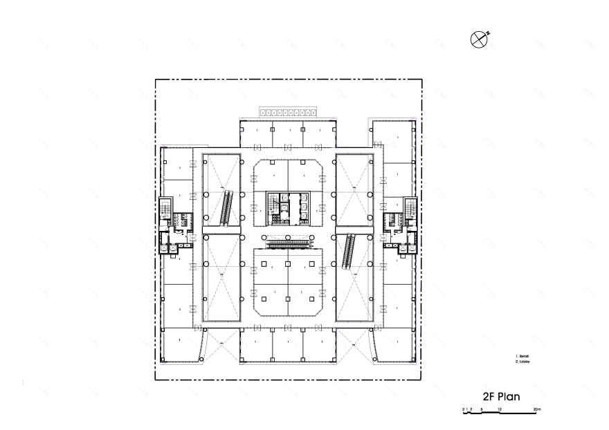 分层露台公寓 | 商业区里的宜居设计-24