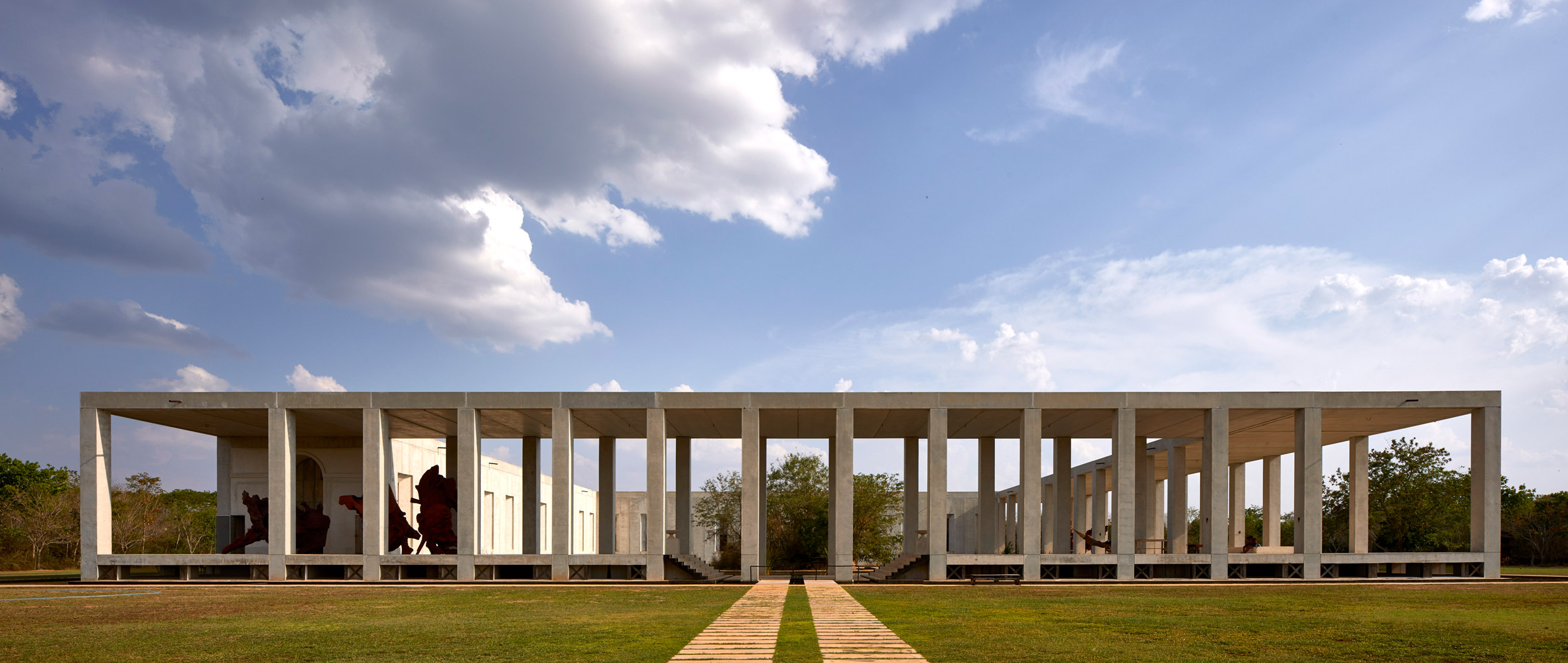 墨西哥兄弟建筑师打造“可居住的雕塑”艺术画廊-2