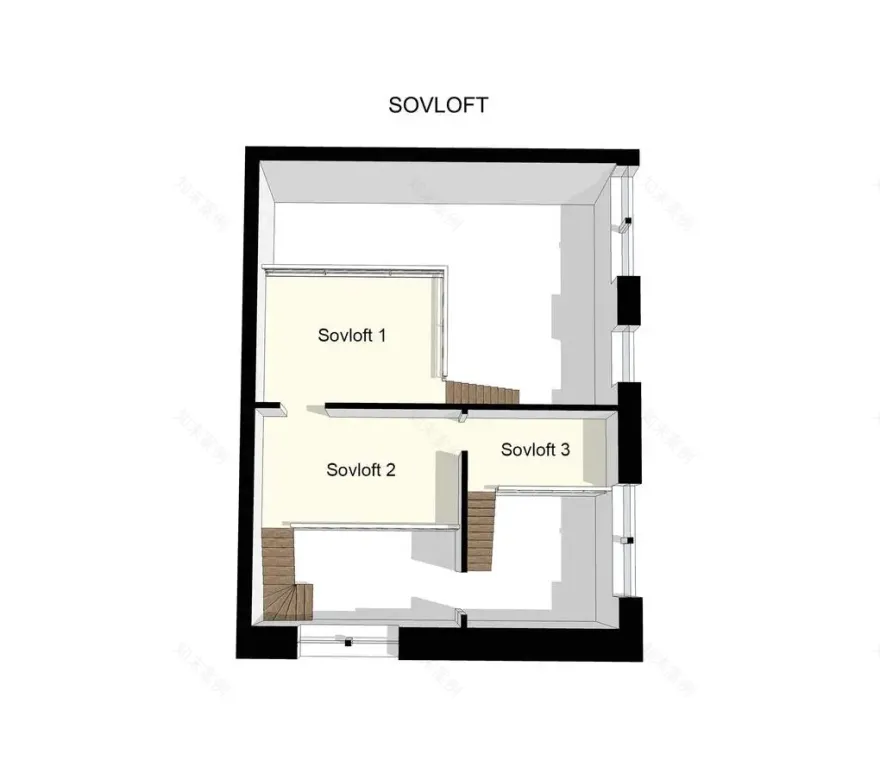 斯德哥尔摩独特公寓 | 三重阁楼设计,极富创意与空间感-27