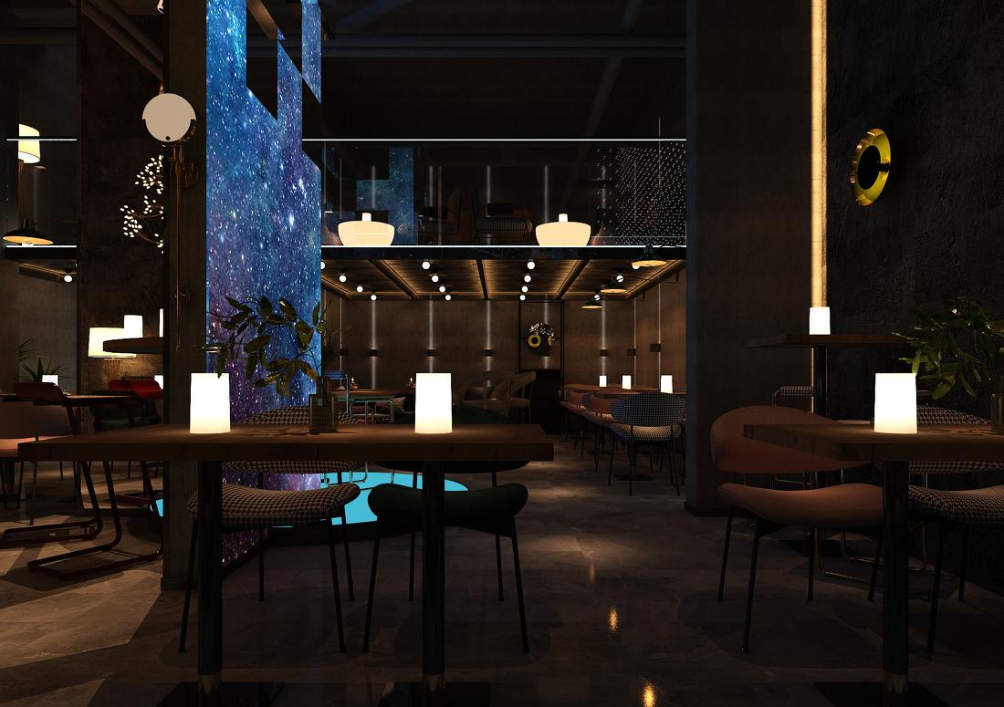 沈阳浑南幸运之城西餐厅设计-66