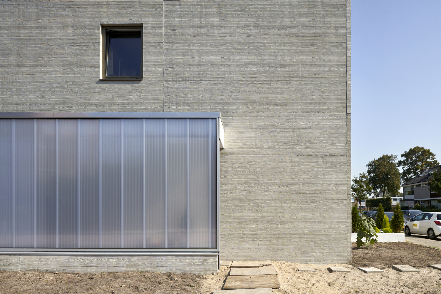 惊艳的荷兰混凝土错层住宅-22