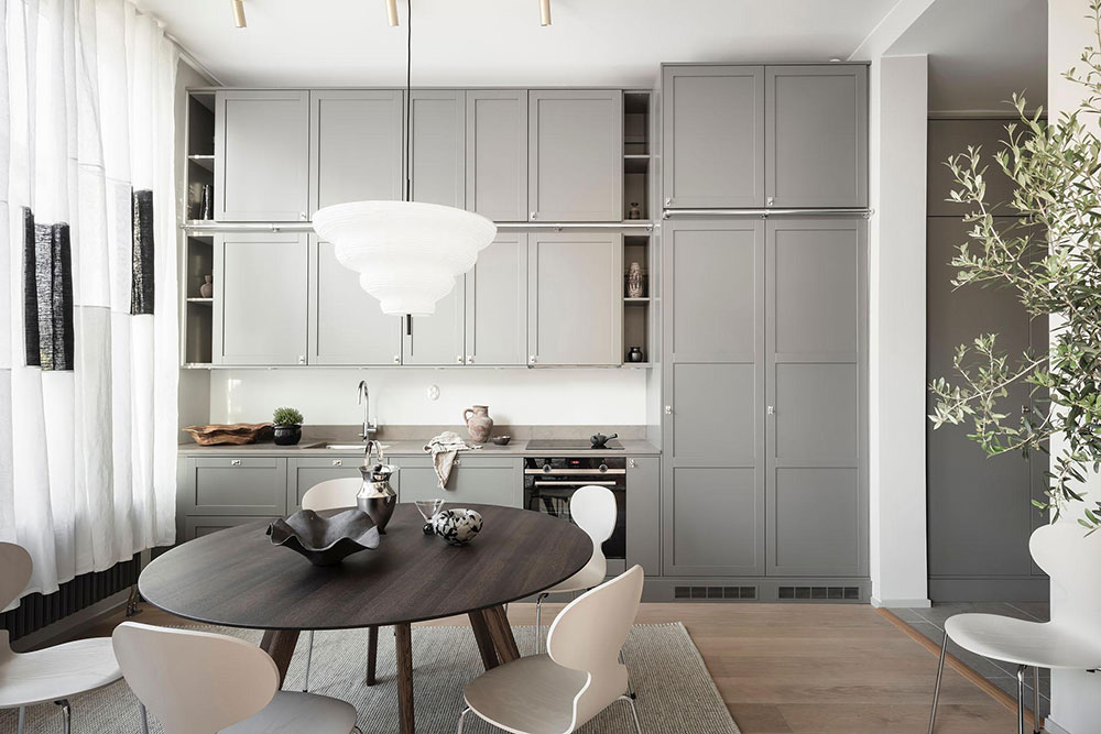 哥德堡带独立入口和露台的时尚公寓-14