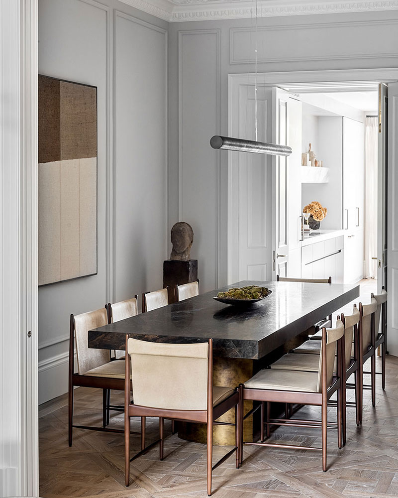 伦敦诺丁山英式豪华联排别墅设计-8